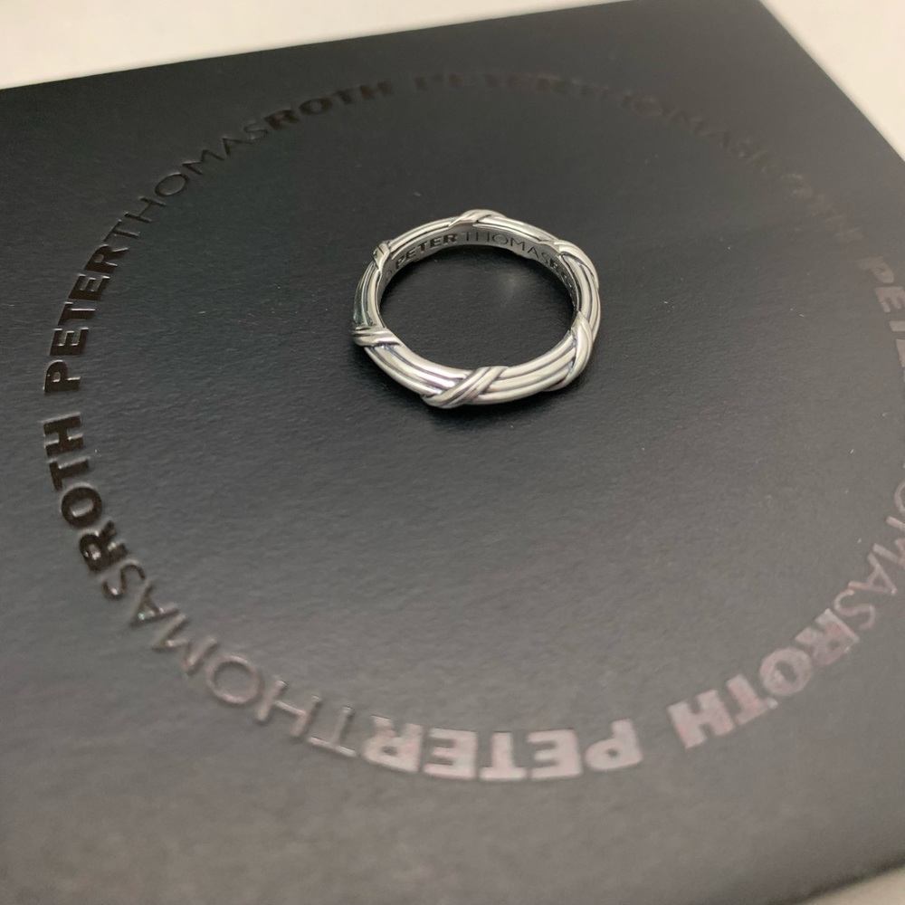 NWT Peter Thomas Roth Signature Classic Band 3 mm Ring in size 5